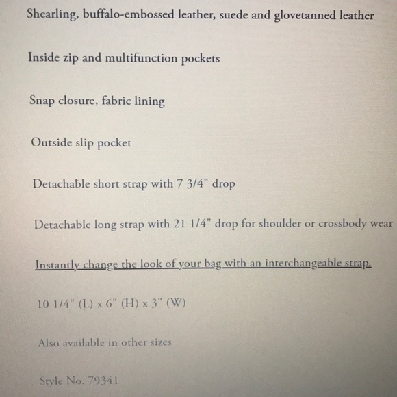 Tabby Shoulder Bag 26 Shearling Pewter/194… - Picture 5 of 5